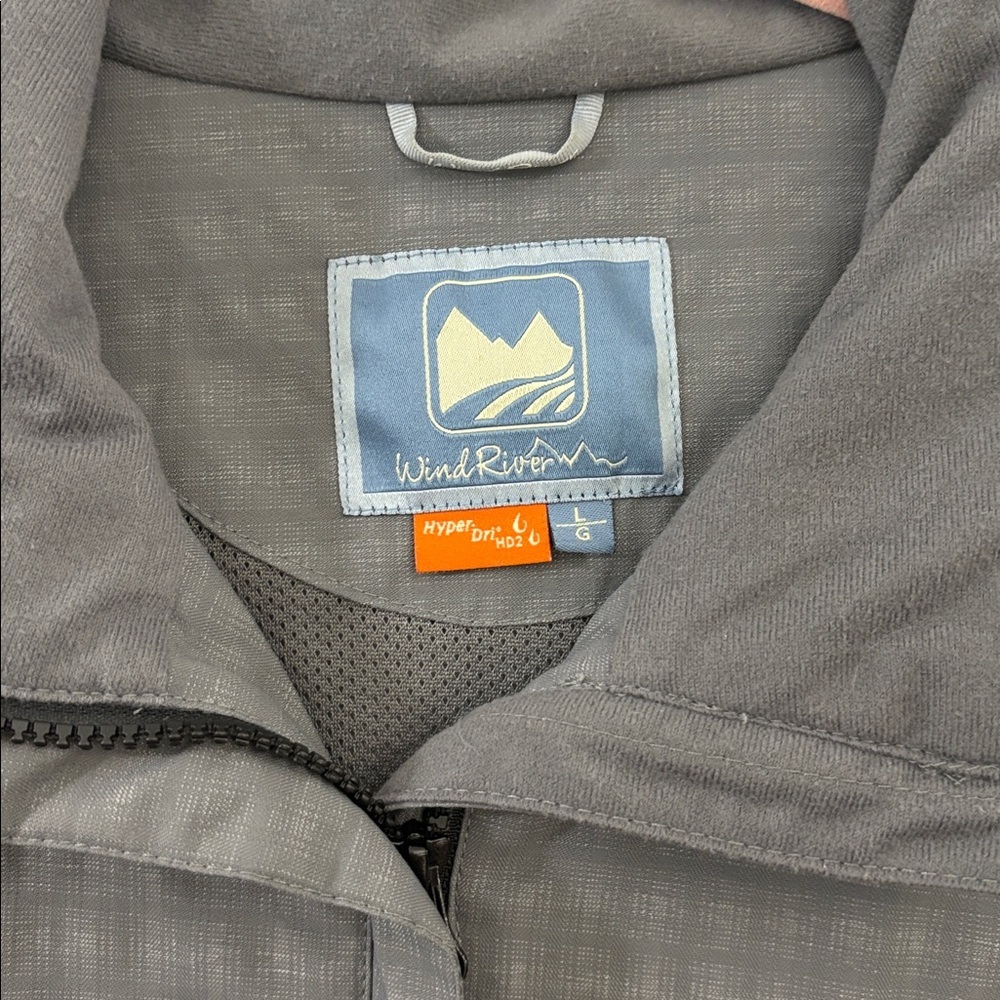 WIND RIVER Gray removable Hooded Jacket size L - Picture 4 of 13
